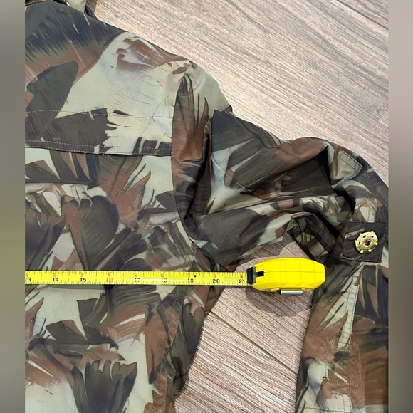 New! Ciao Milano Tess Camouflage Women's Raincoat Trench Jacket - Picture 8 of 9